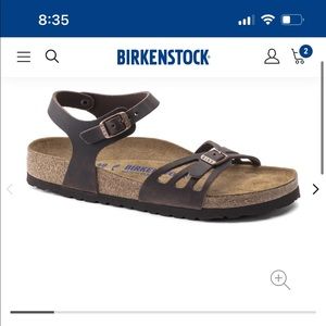 Birkenstock sandal, size 38 worn twice